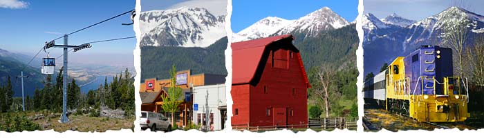 The Wallowa Lake tramway, Shopping in Wallowa County, Barn Tours, The Historic Wallowa Lake Lodge