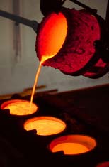 Bronze Pour, photography by David Jensen