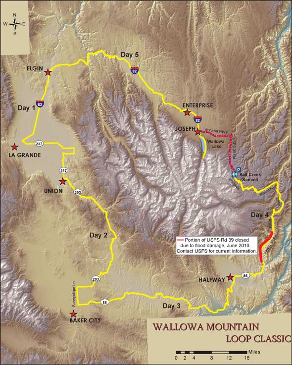 Wallowa County Bicycling- Wallowa Mountain Loop Classic
